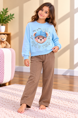 7503 Girls’ Winter Cotton Pajamas Dream