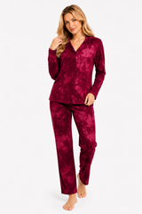 27367 Women's Classic Long Sleeve Pajama Set K.D