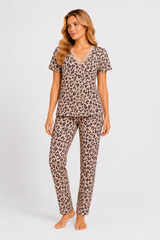 27401 KD Women's V-Neck Pajama Set