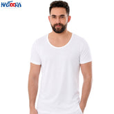 8251 JET Men's Short Sleeve Crew Neck Undershirt