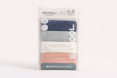 Panty School (Brief/Bikini) – Pack of 4 Pieces