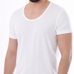 8251 JET Men's Short Sleeve Crew Neck Undershirt
