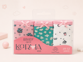 Kids Girls’ Cotton Panty karma Pack 3*1 Different Designs