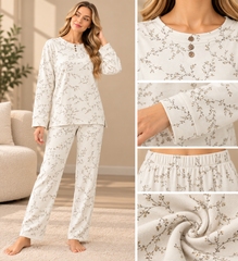733110 Women's winter pajamas