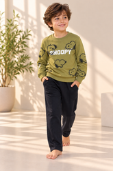 6613 - 7613 Boys’ Winter Cotton Pajamas YAYA