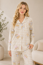 8036 Women’s Autumn Cotton Pajamas