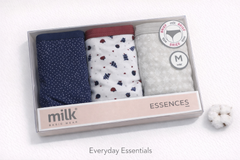 Panties Printed Milk – 3-Pack (Bikini / Brief / Midi / High Brief )