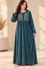 Women’s Winter Velvet Galabeya Alenza