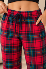 200 Women’s Plaid Pants FLUER