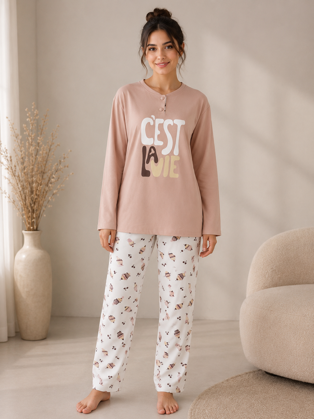 47 Women’s Winter Cotton Pajamas