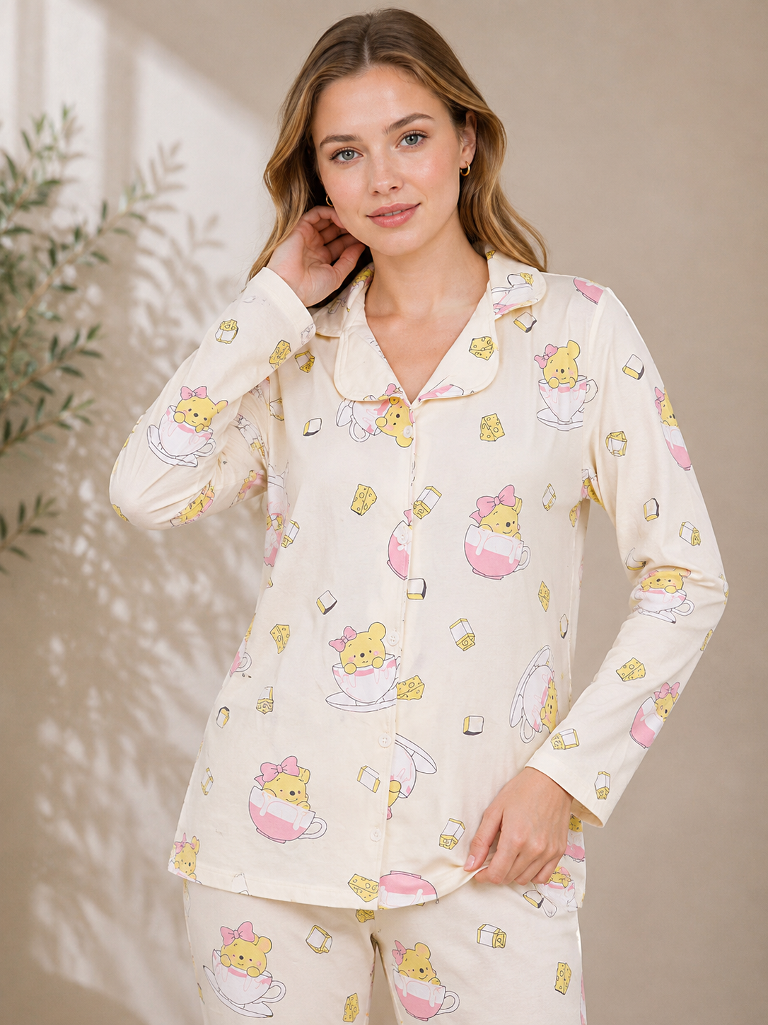 8096 Women’s Autumn Cotton Pajamas