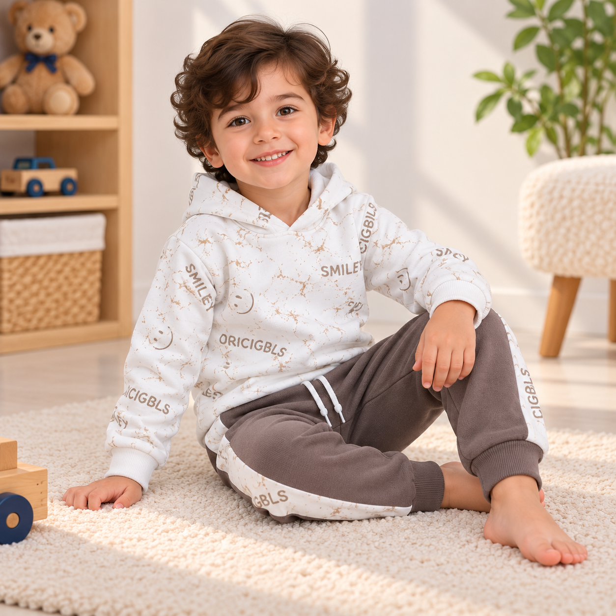 3118 Kids’ Winter Cotton Pajamas SIKA