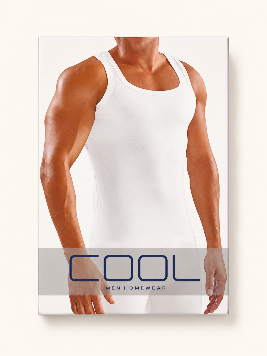 143 COOL Men's Lycra Sleeveless Undershirt