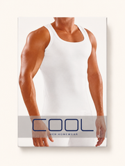 143 COOL Men's Lycra Sleeveless Undershirt