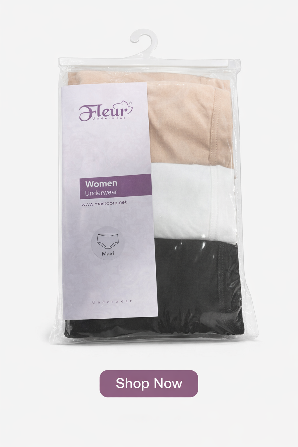Charmin Maxi Panties (Wide Elastic / Thin Elastic) – 3-Pack
