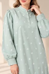 6408 Women’s Winter JET Cotton Galabeya ❄️