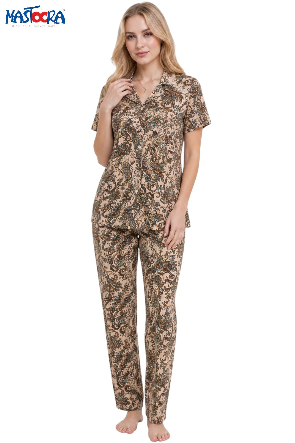 27323 KD Women's Classic Viscose Pajama Set