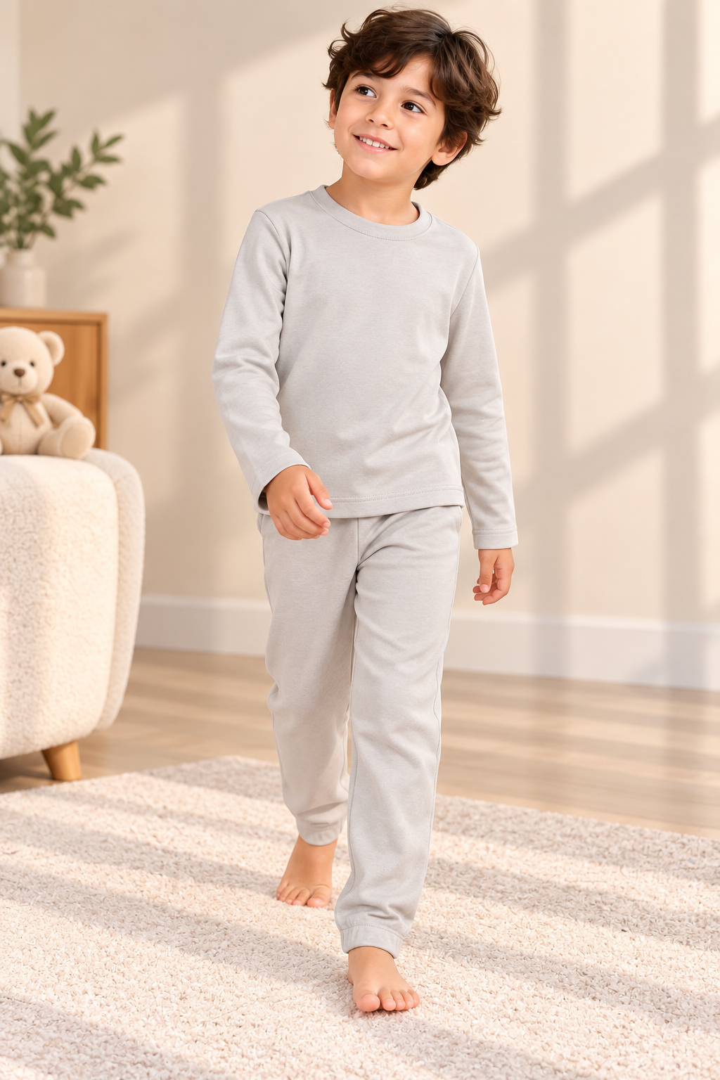 Warm pajamas for kids