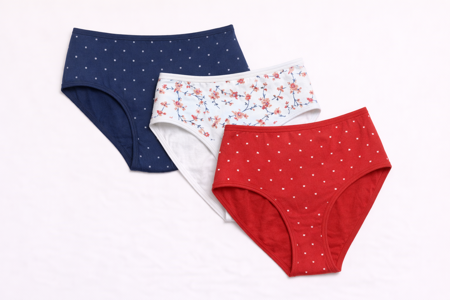 Panties Printed Milk – 3-Pack (Bikini / Brief / Midi / High Brief )