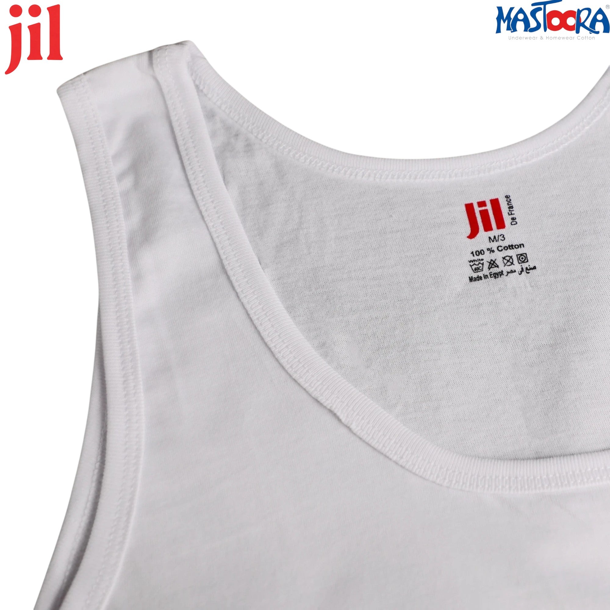 1109 JIL Men's Sleeveless Undershirt – Red