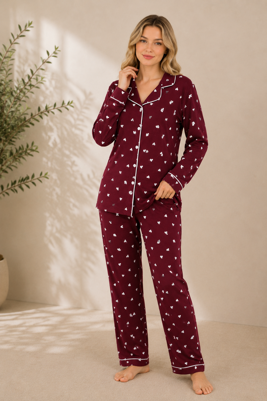 8020 Women’s Autumn Cotton Pajamas