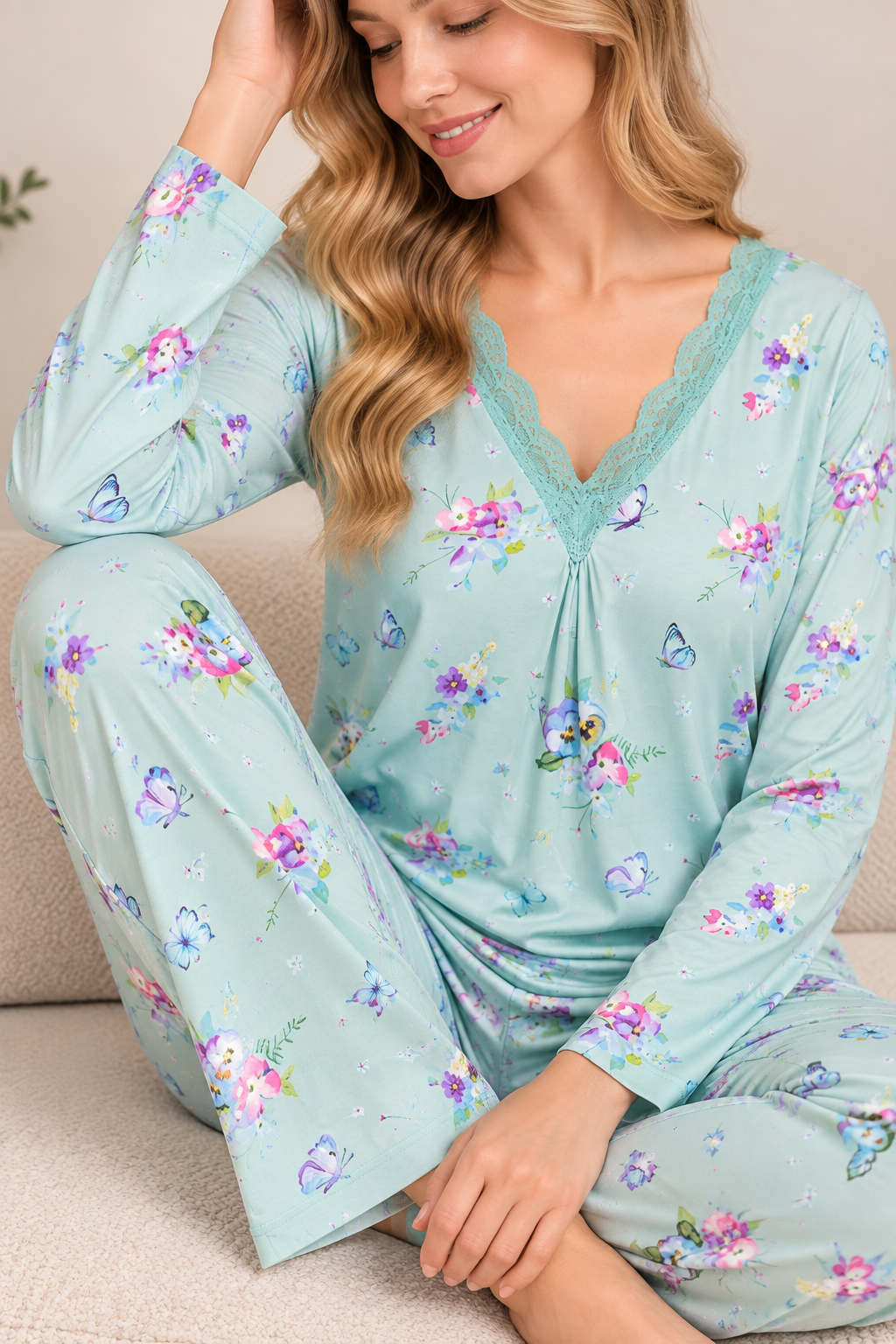 27450 Women’s Viscose Pajamas K.D 🌸✨