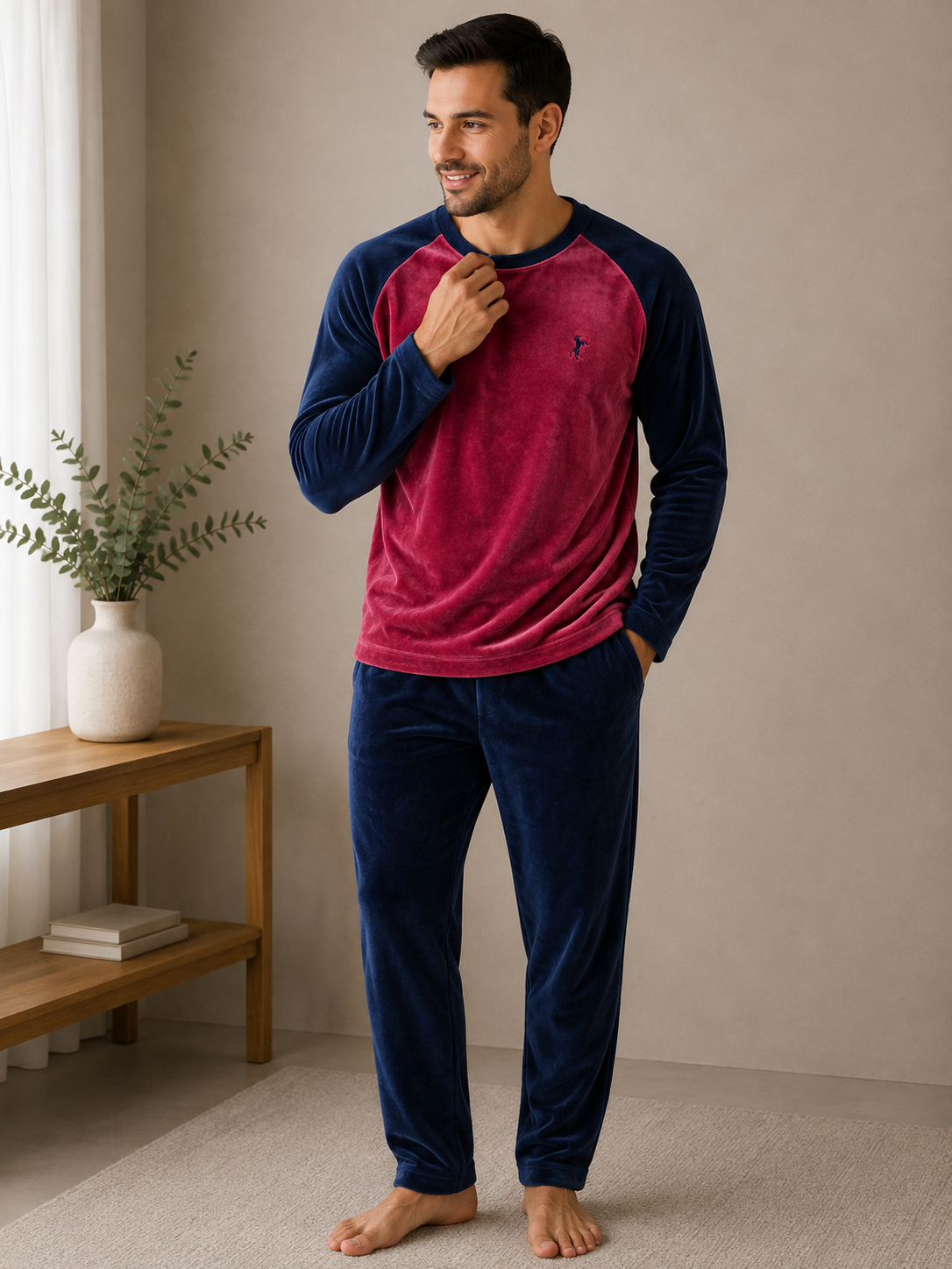 57 Men’s Winter Velvet Pajamas