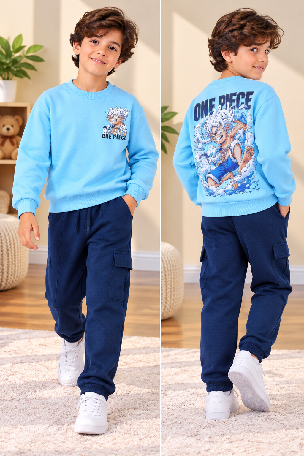 7502 Boys’ Winter Cotton Pajamas Dream