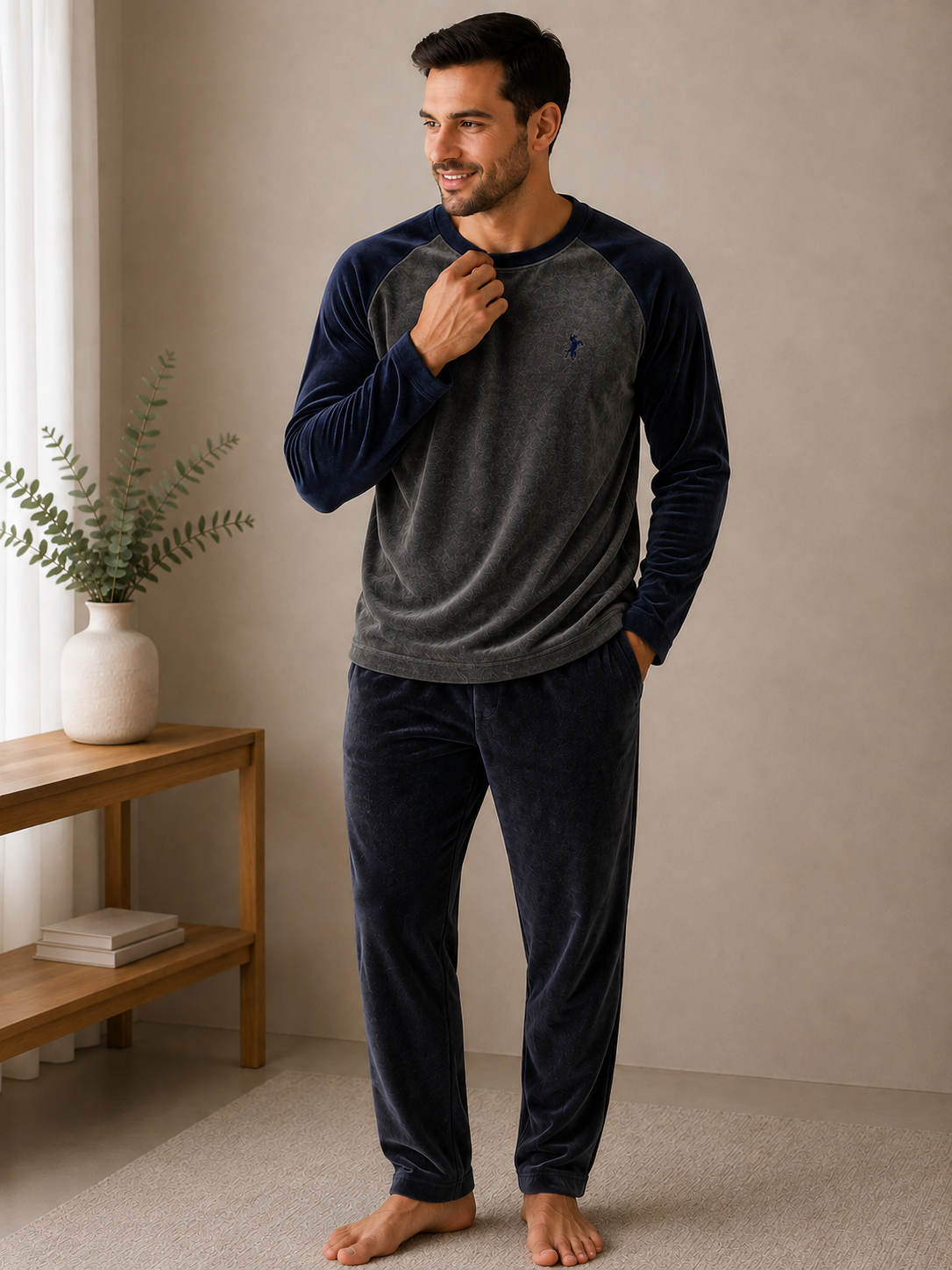 57 Men’s Winter Velvet Pajamas