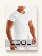 170 COOL Men's Short Sleeve Crew Neck Undershirt