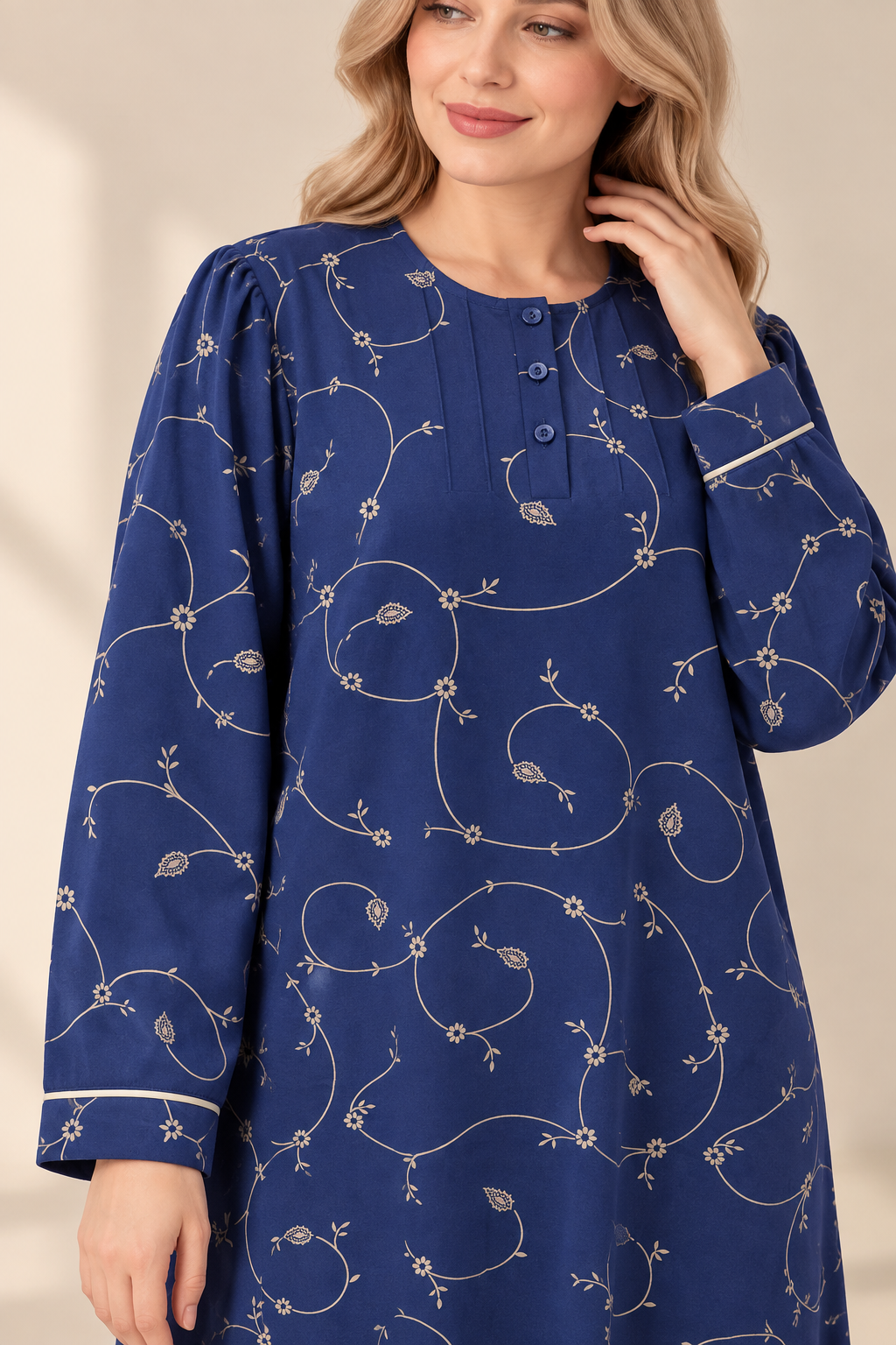 6401 Women’s Winter JET Cotton Galabeya ❄️