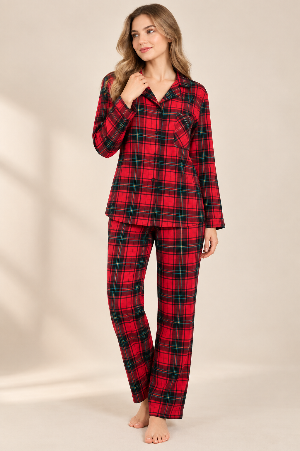 250 PJAMA FLURE .RED