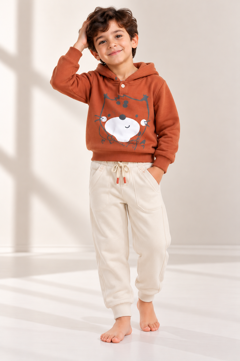 7124 Boys’ Winter Cotton Pajamas SIKA