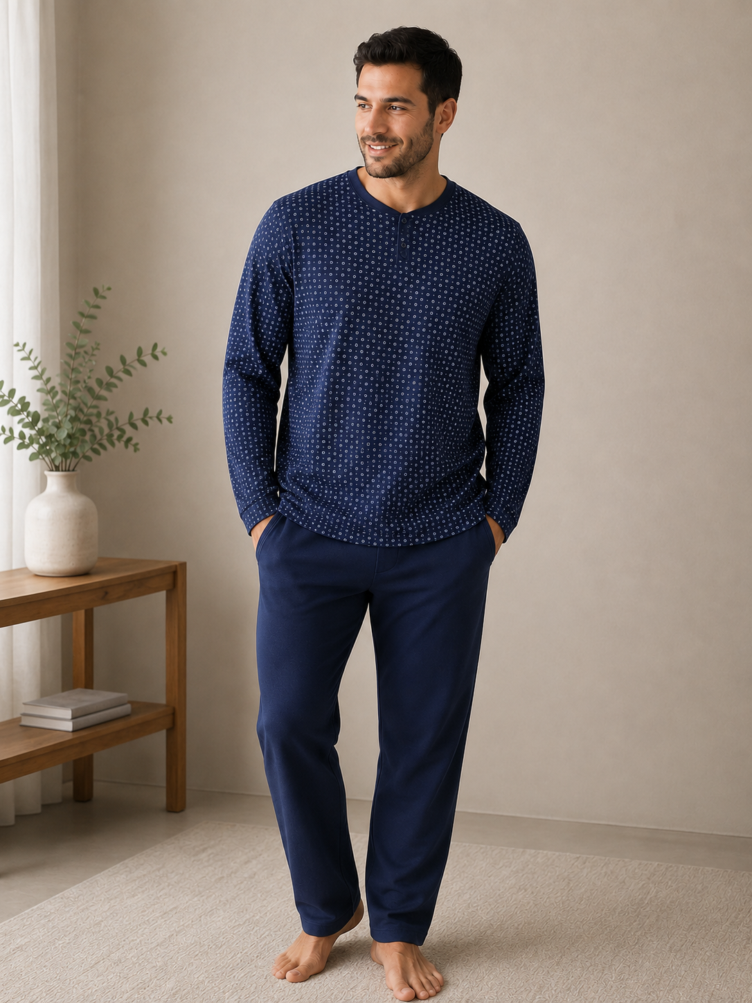 7 Men’s Winter Cotton Pajamas