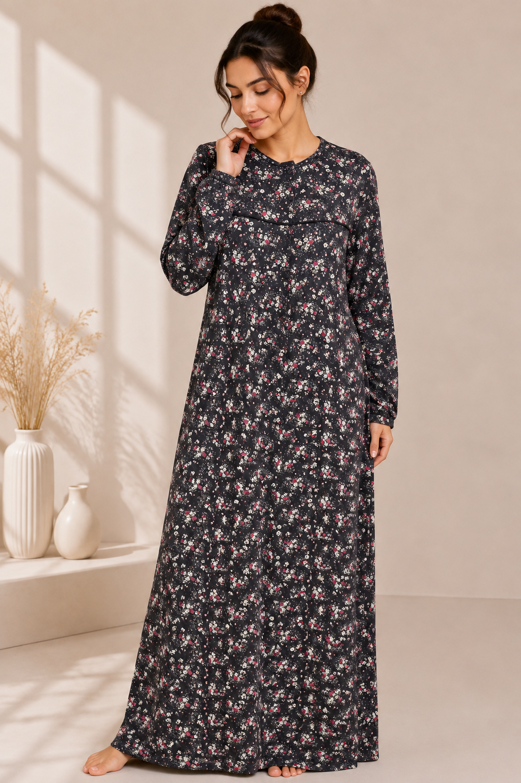 49 Women’s Winter Cotton Galabeya