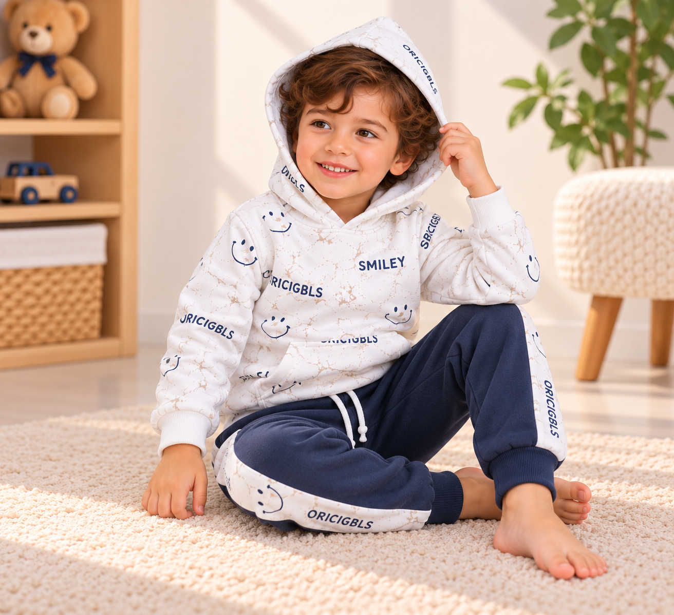 3118 Kids’ Winter Cotton Pajamas SIKA