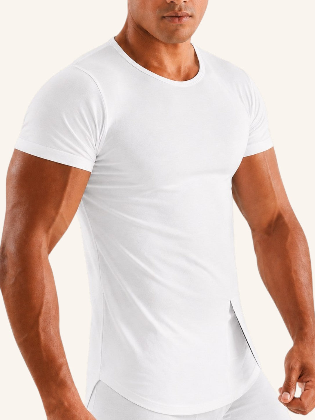 170 COOL Men's Short Sleeve Crew Neck Undershirt