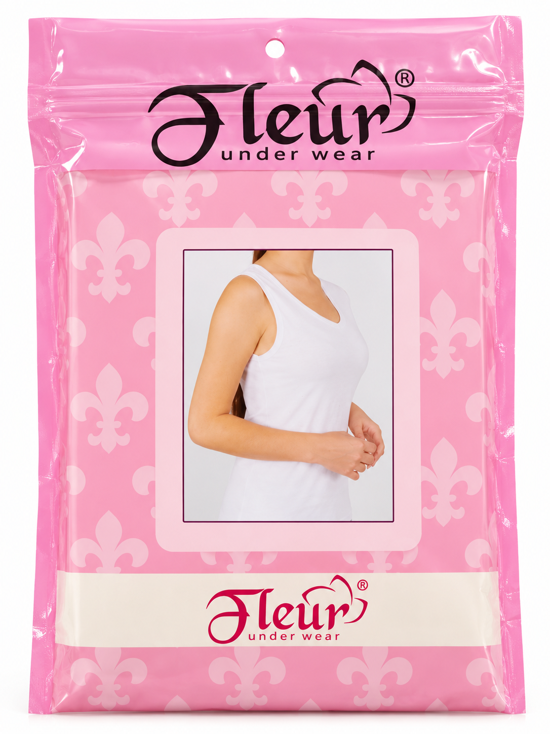 142 Women’s Cotton Rib Short Sleeve Undershirt FLUER (Copy)