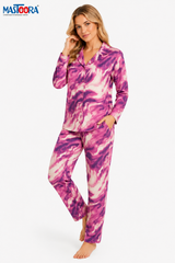 26366 Women's Classic Long Sleeve Pajama Set K.D