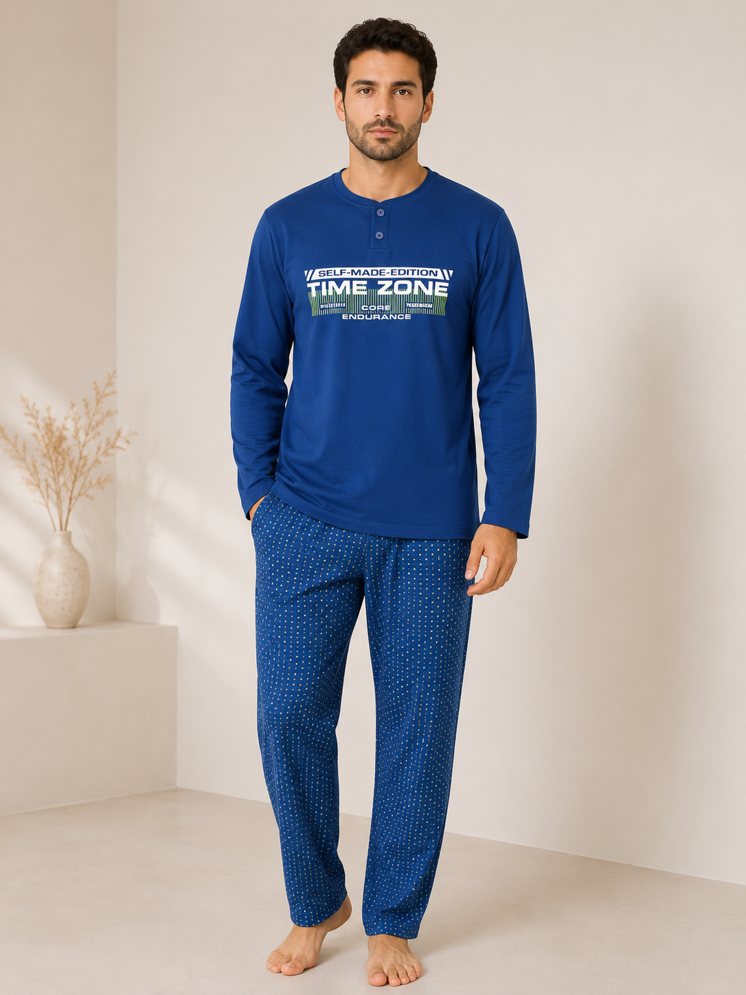 8 Men’s Winter Cotton Pajamas