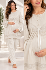 Q100 Maternity Cotton Pajama FLUER