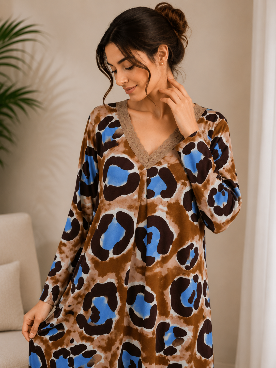 27216 Women’s Viscose Galabeya K.D