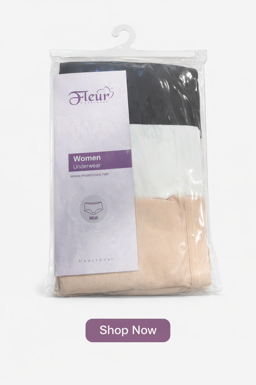 Charmin Midi  Panties (Wide Elastic / Thin Elastic) – 3-Pack