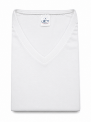 8256 JET Men's Short Sleeve V-Neck Undershirt