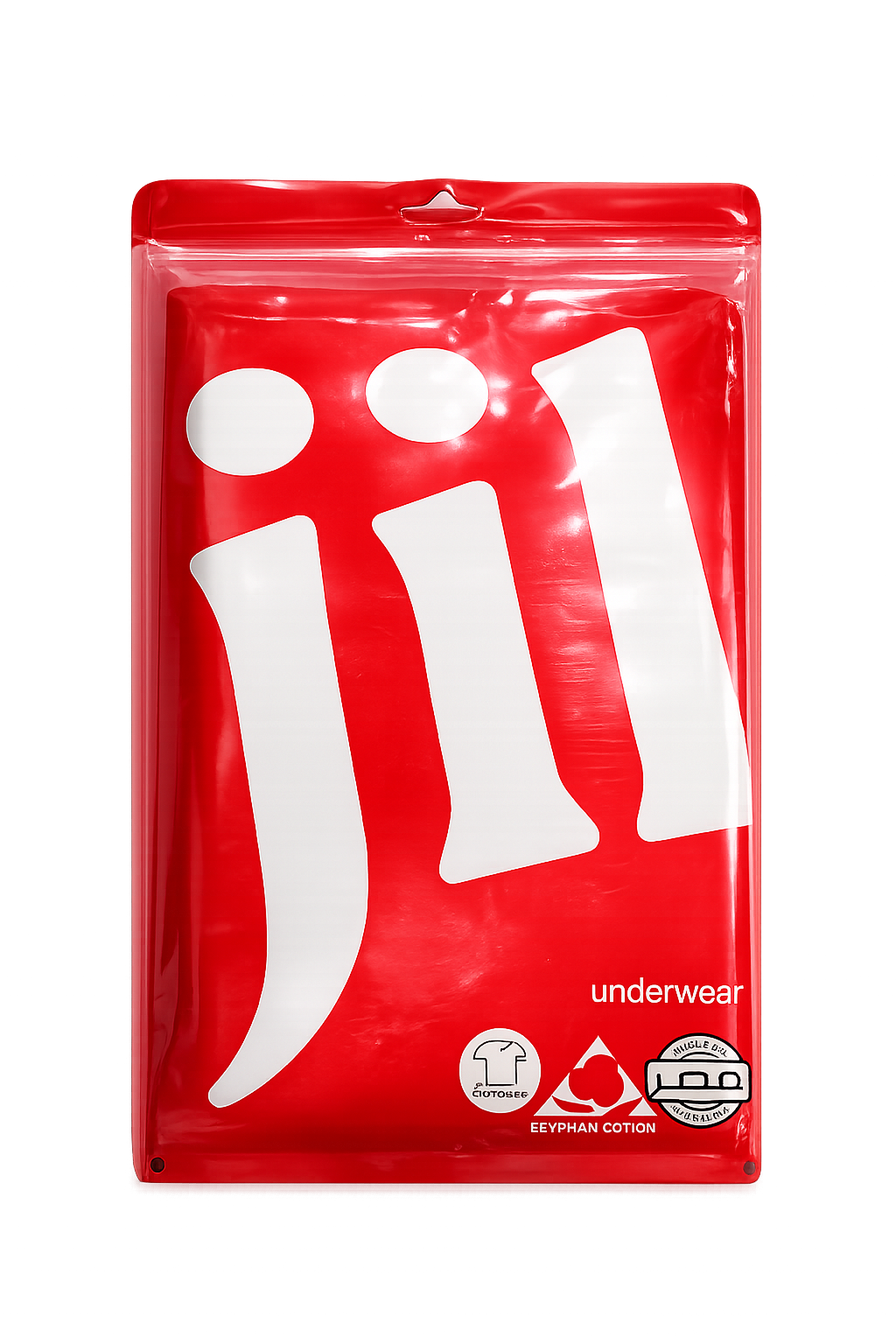 1309 JIL Men's Short Sleeve Undershirt – Red