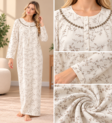 713304 Women’s Winter Cotton Galabeya