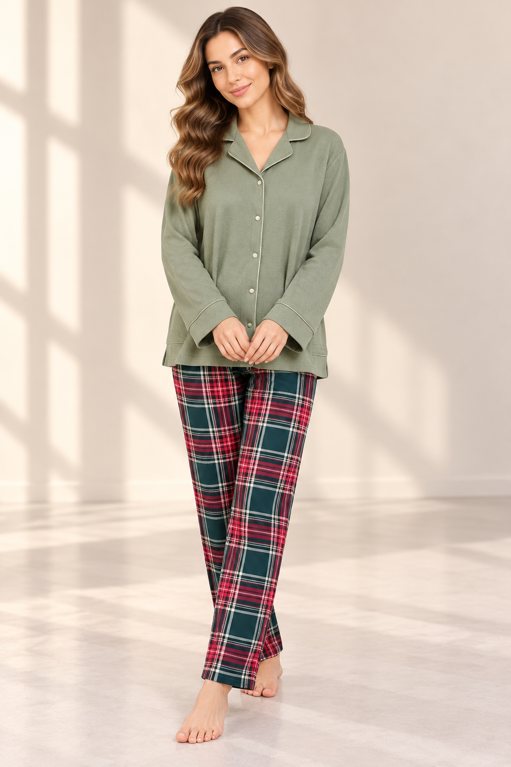 733011 Women’s Winter Cotton Pajamas VIVA