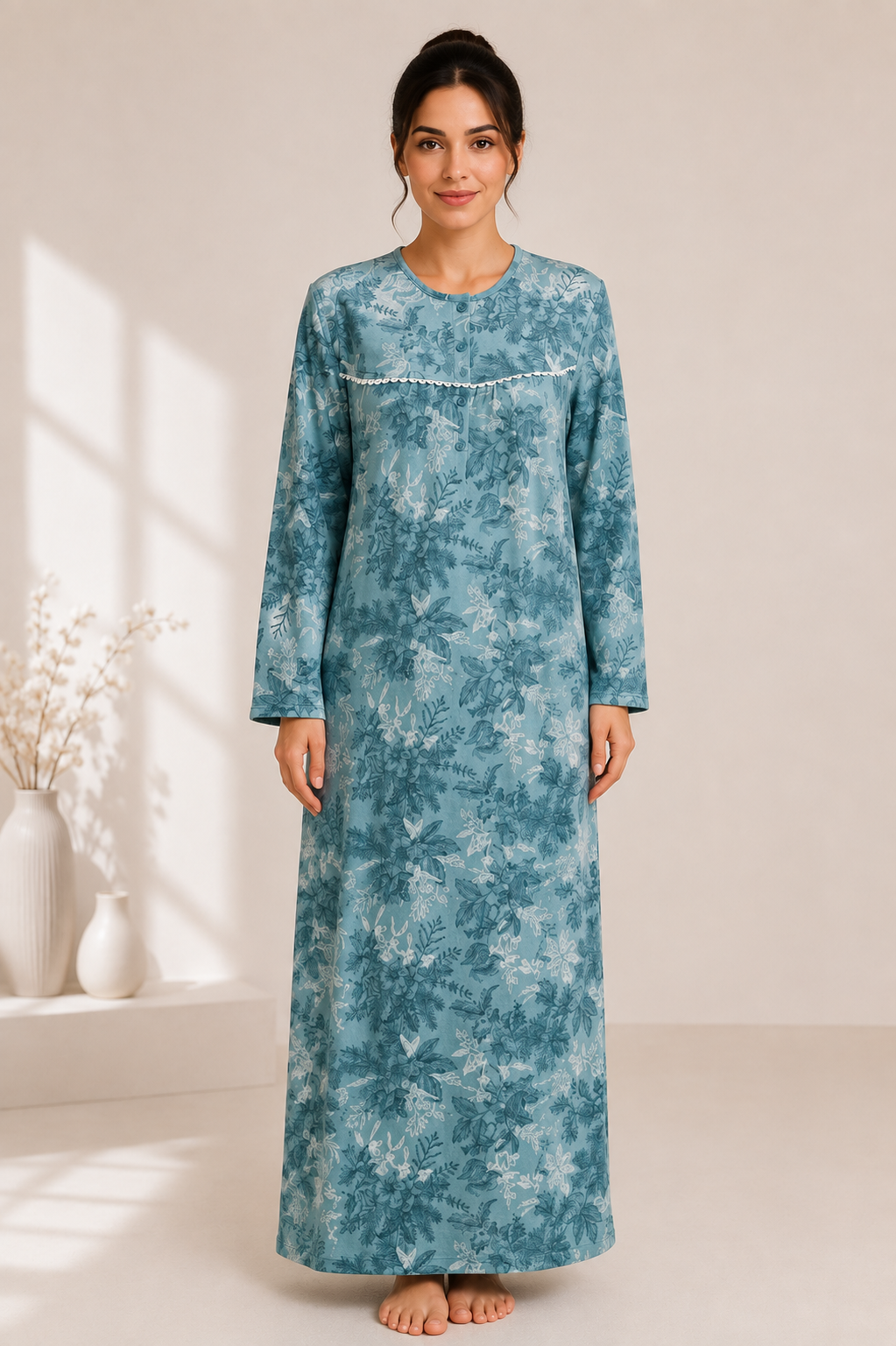 110 Women’s Winter Cotton Galabeya