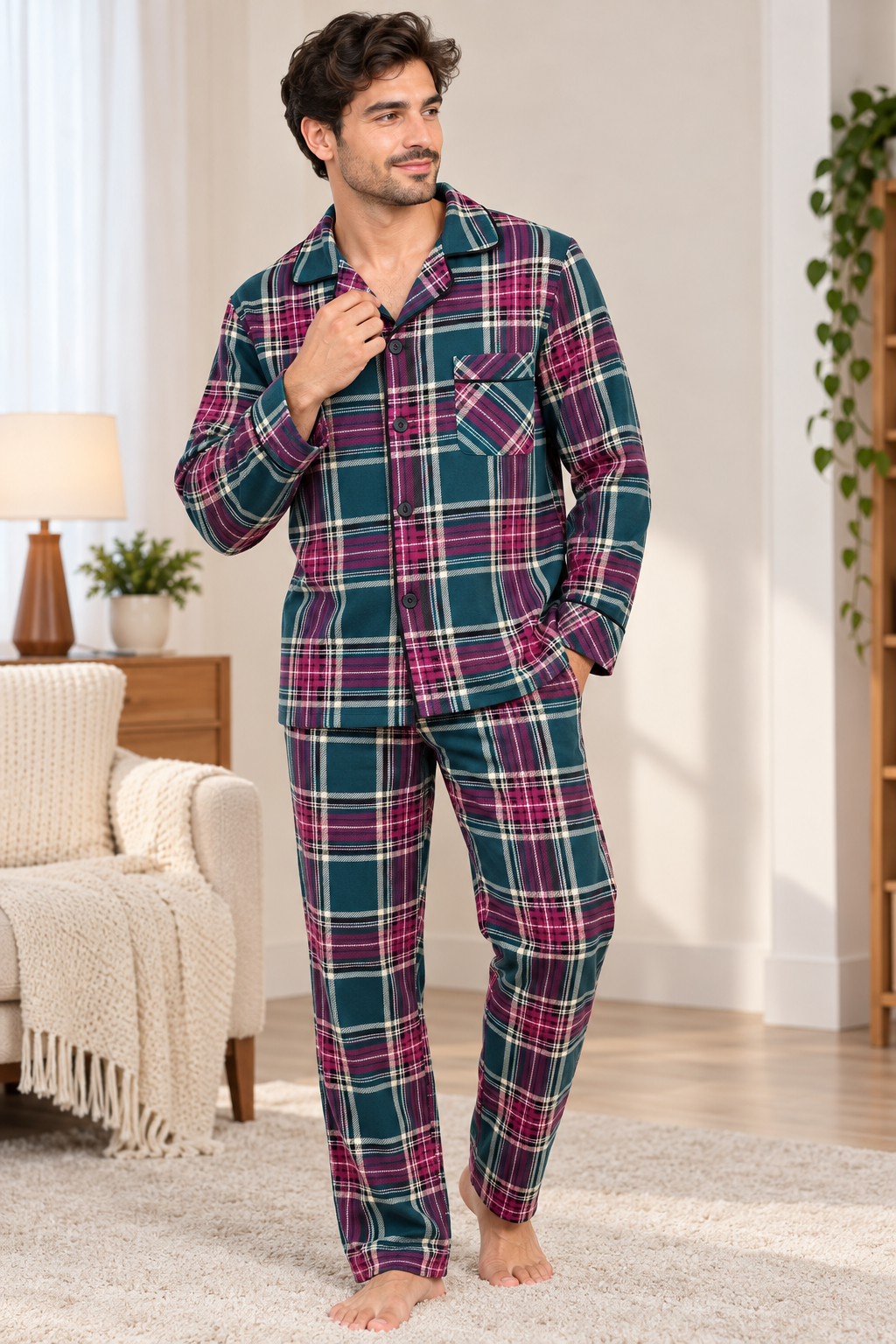 733013 Men’s Winter Cotton Pajamas VIVA