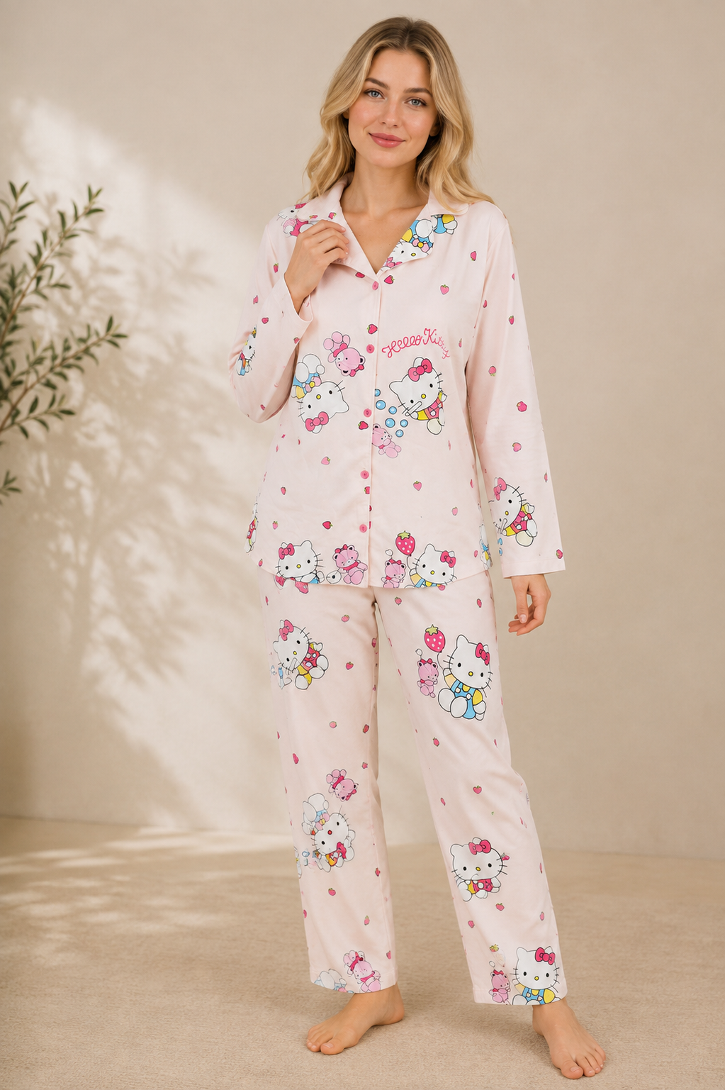 8045 Women’s Autumn Cotton Pajamas